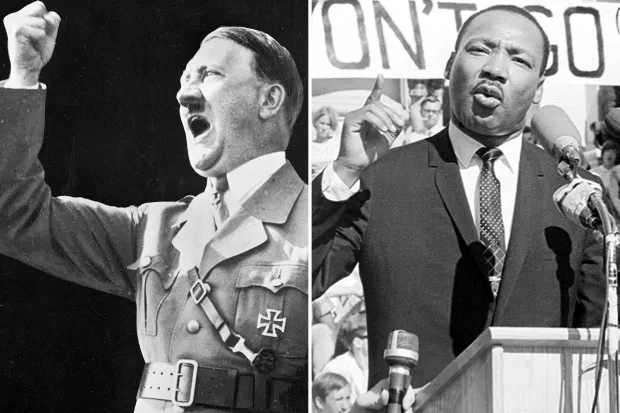 Power of Oratory: Martin Luther King Jr. and Adolf Hitler